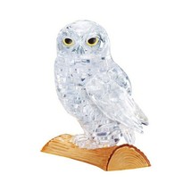 University Games Puzzle: 3D Crystal: Owl (White) - £15.93 GBP