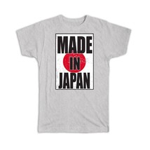 Made In Japan : Gift T-Shirt Flag Retro Artistic Japanese Expat Country - £20.03 GBP