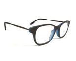 Menizzi Kinder Brille Rahmen MA4000K-01 Brown Blau Quadratisch Voll Felge - $41.71