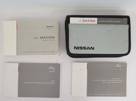 2007 Nissan Maxima Owners Manual [Paperback] Nissan - £8.44 GBP