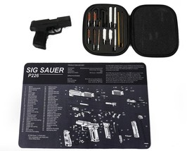Sig Sauer P226 Gun Cleaning Mat with Universal Cleaning Kit Diagram Sche... - £19.65 GBP