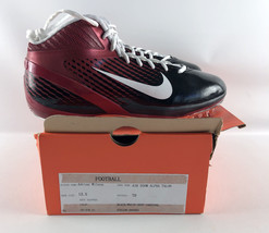 Nike Air Zoom Alpha Talon F05108-260303 Black Red Custom NFL Player - Size 12.5 - £194.42 GBP
