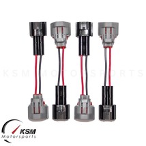 4 X Carburante Iniettore Cablaggio Bardatura Adattatori per Nissan Jecs ... - $48.06