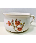 Vintage S. Fielding &amp; Co. Crown Devon Porcelain Floral Chamber Pot Planter - £31.89 GBP