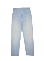 Vintage 70s Jeans Womens 26x28 Light Wash Slim Gripper Zipper Permanent ... - $19.20