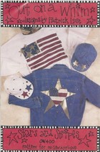 Stars and Stripes No Sew Applique Patterns Out on a Whim Indigo Junction 1994 - £2.27 GBP