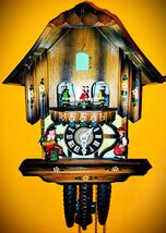 Vintage Classic SCHMECKENBECHER Musical 1 Day Cuckoo Clock #201 - $345.96 CAD