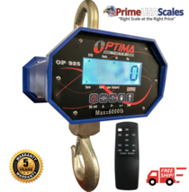 Optima Scales OP-925B 6,000 lb Heavy Duty Crane Scale LCD for Outdoor Use - £491.64 GBP