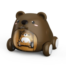cartoon cute little bear ejection inertia toy car - £9.43 GBP