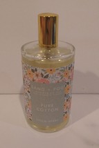 SAND + FOG PURE COTTON 3.6 Oz. LINEN SPRAY NEW GLASS SPRAY BOTTLE - $19.95