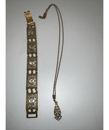 Beautiful Matching Necklace and Bracelet Set 1928 Brand - €30,39 EUR