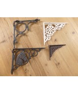 4 Shelf Brackets Cast Iron Rustic Welding Steampunk Metal Art  **READ DE... - €21,63 EUR 4 Shelf Brackets Cast Iron Rustic Welding Steampunk Metal Art  **READ DE... - €21,63 EUR