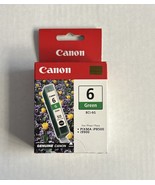 Genuine Canon 6 Green Photo Ink Cartridge BCI-6G Ink Tank Pixma New Seal... - $17.46 CAD