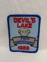 Vintage 1986 Wisconsin Devils Lake 75th Anniversary Embroidered Iron On ... - £19.73 GBP