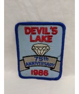 Vintage 1986 Wisconsin Devils Lake 75th Anniversary Embroidered Iron On ... - £19.46 GBP