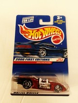 Hot Wheels 2000 #094 Red Arachnorod First Editions PR5 Wheels Malaysia B... - $19.99