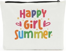Summer Gifts for Women Makeup Bag Cosmetic Bag Summer Stuff Accessories Beach St - £14.81 GBP