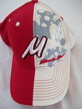 Walt Disney World Minnnie Mouse Hat/Cap - Colors:Red/Cream-Adult One Size - £11.98 GBP