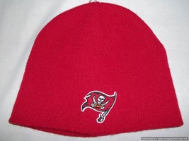 Tampa Bay NFL Buccaneers Red Beanie Cap - Adult One Size-NWOT - £7.95 GBP