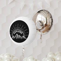Floato Explore White Mountain Mylar Balloon - Helium-Ready, Reusable, Wa... - £24.15 GBP