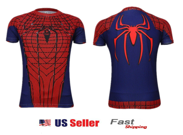 Superhero Spiderman I Halloween Costume tee Sports Jersey Shirt