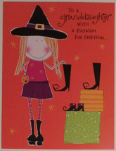 Greeting Halloween Card Granddaughter &quot;Granddaughter with Passion for fa... - $1.50