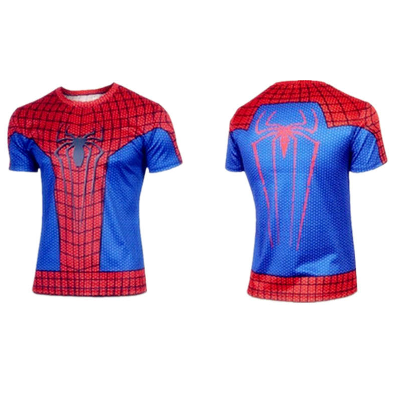Superhero Spiderman II Halloween Costume tee Sports Jersey Shirt