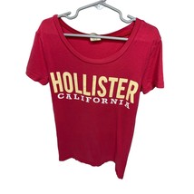 Hollister Womens Size XS Pink California Spellout Short Sleeve Cap Sleeve Tshirt - £9.37 GBP