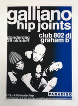 Galliano Hip Seals – Original Concert Poster –Poster –Paradiso – - $242.28