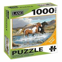 Lang Companies, Stream Canter 1000 Piece Puzzle by Persis Clayton Weirs - £11.82 GBP