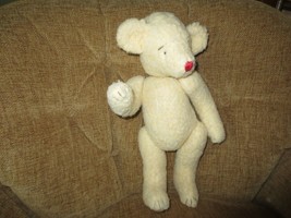 UNUSED Hand Crafted SHERPA FLEECE Moveable Limbs &amp; Head TEDDY BEAR - 14&quot;... - £9.50 GBP
