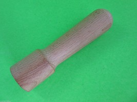 Wooden wood stomper pusher for Small meat grinder Kitchenaid Rival etc - $12.50