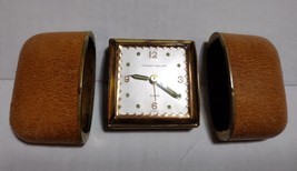 Phinney Walker Travel Alarm Clock Vintage Germany Works - $17.10