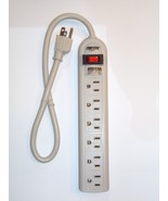 6 Outlets Power Strip Surge Protector Supressor with Safety Circuit Breaker - £4.39 GBP