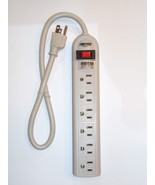 6 Outlets Power Strip Surge Protector Supressor with Safety Circuit Breaker - $5.59