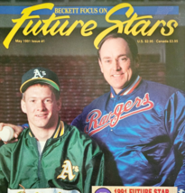 1991 Beckett Future Stars Nolan Ryan Todd Van Poppel Issue #1 May Baseba... - $19.99