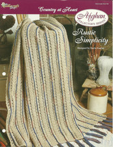 Needlecraft Shop Crochet Pattern 952190 Rustic Simplicity Afghan Series - $2.99
