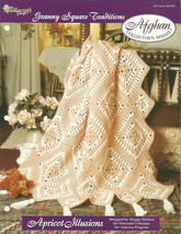 Needlecraft Shop Crochet Pattern 962300 Apricot Illusions Afghan Series - $2.99
