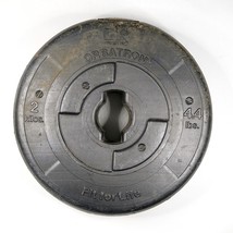 Orbatron Challenger DP 4.4 lb Dumbell &amp; Barbell Vintage Weight Plate 05554 - $279.88 MXN