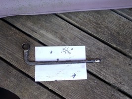 Vintage Industrial Heavy Duty  Bent 15/16&quot; Shaped Wrench for Odd Jobs - $24.75