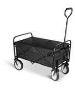 Heavy Duty Folding Portable Hand Cart with Removable Canopy, 8\&#39;\&#39; Wheels - £70.95 GBP