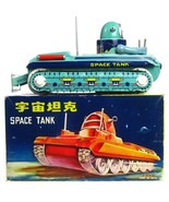 Vintage ME 091 Gyro Bump n&#39; Go Lunar Space Tank Robot w/Insert &amp; Box Wor... - £316.02 GBP