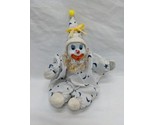 Clown In Moon Star Pajama Outfit 7&quot; Figurine - $35.63