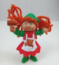 Vintage 1992 Cabbage Patch Kids 3&quot; Mini Doll Figure Christmas Elf Toy Maker - $3.95