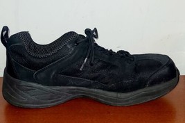 Brahma Steel Toe Shoes Men&#39;s 7.5 Safety Work Shoes Black Lace-Up. - $18.95