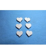 M1 - 12 Mini Med Hearts Ceramic Bisque Ready-to-Paint, Unpainted, You Pa... - €0,85 EUR