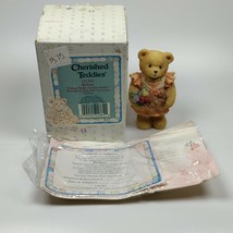 Cherished Teddies Barbara Family Thanksgiving 1996 Enesco Figurine #1413... - £7.77 GBP