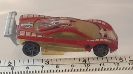 Diecast Car Hotwheels Car Hot Wheels 2001 HW Prototype 12, Red with Yellow Tint - $4.95