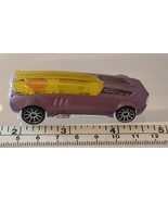 Diecast Car Hotwheels Whip Creamer 2002 Purple &amp; Yellow Sliding Window - £3.94 GBP
