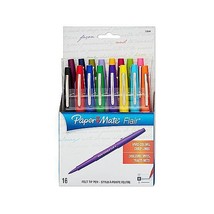 Paper Mate® Flair® Felt Tip Pens, Medium Point, Assorted, 16/pk (70644) - $15.00